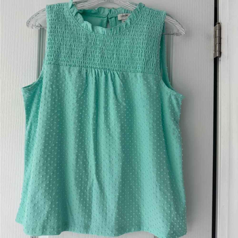 Jcrew  Women's Sleeveless Top - Aqua